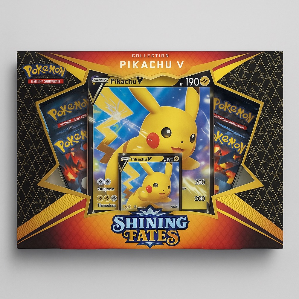 268.💎 ⭐️ NEW IN BOX Pokemon TCG: Shining Fates Collection - Pikachu V